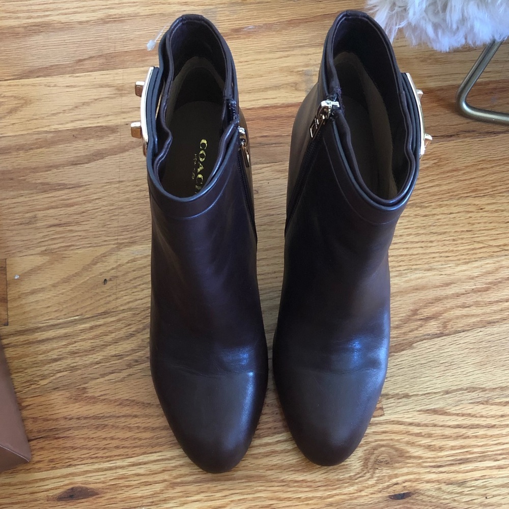 Coach Regina Leather Boots
